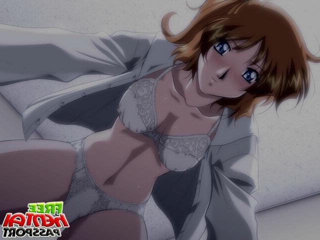 15P Stunning blonde hentai girl getting banged doggy style