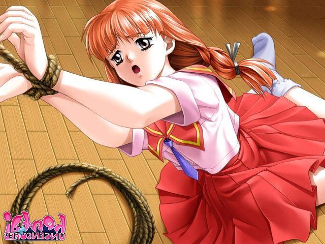 15P Auburn haired hentai cutie gets pounded by an old farts