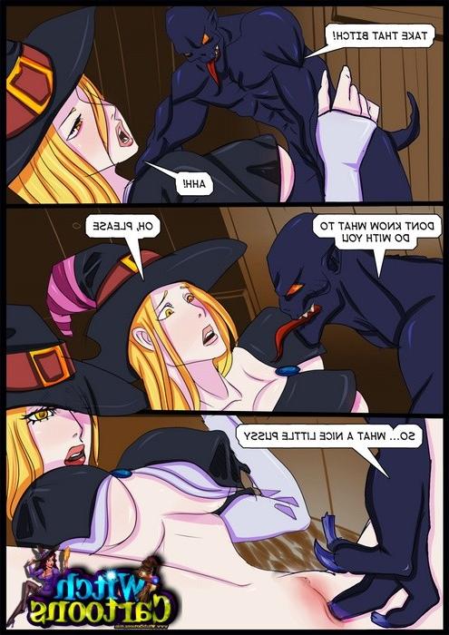 12P Evil stud fucks a young witch