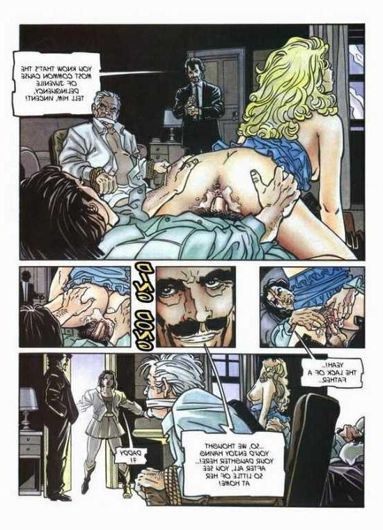 12P Porno comix with blonde on stick