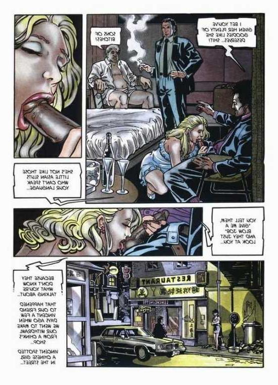 12P Porno comix with blonde on stick