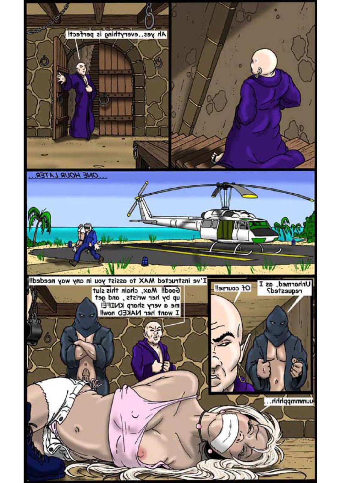 12P Girl roughly ravished in adult comix