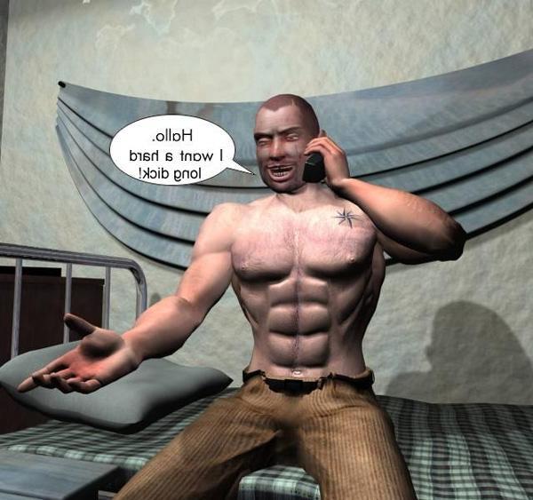 16P Hard dick needed for strong man 3D gay comics