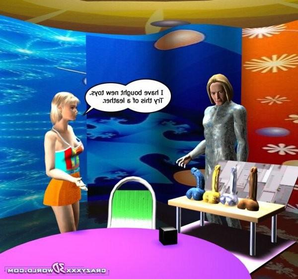 17P Sexy mistress and fuck robot 3D xxx scifi comics
