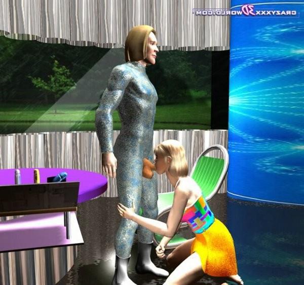 17P Sexy mistress and fuck robot 3D xxx scifi comics