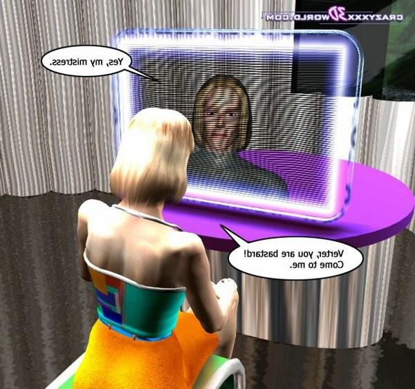 17P Sexy mistress and fuck robot 3D xxx scifi comics
