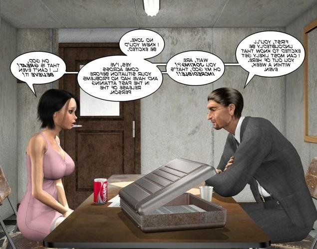 15P Teen pussy inspector 3D xxx comics