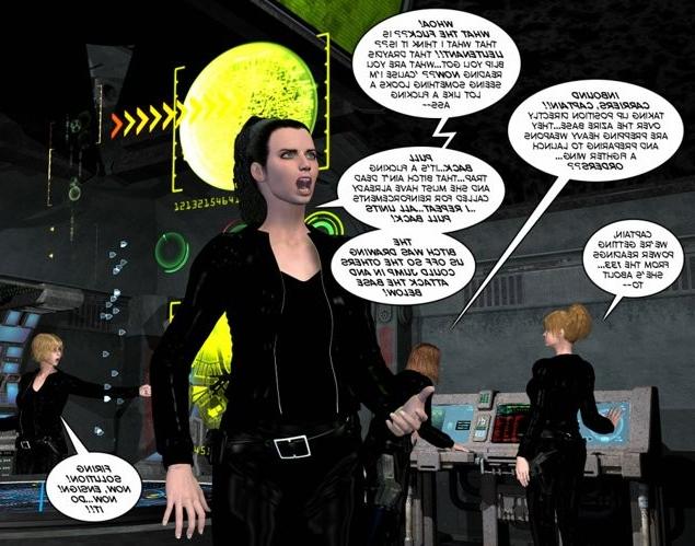 16P Gyno slaves of machines 3D bizarre comics