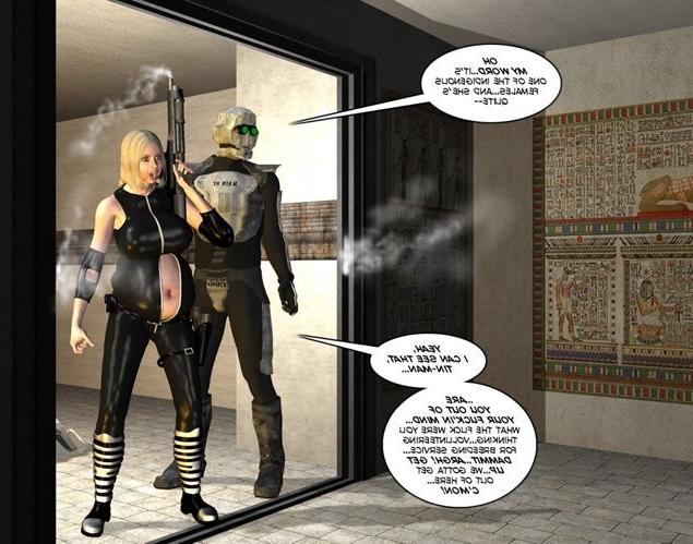 20P War of big tits sluts 3D xxx scifi comics