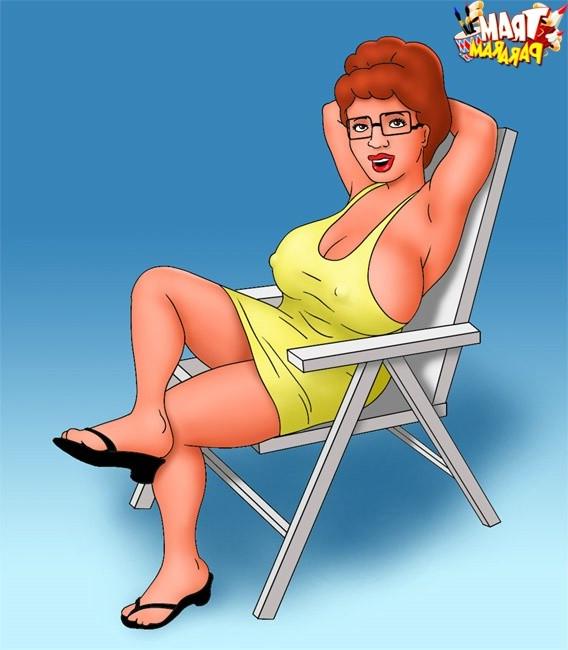 9P Peggy Hill is real MILF. Sexy momma Peggy Hill