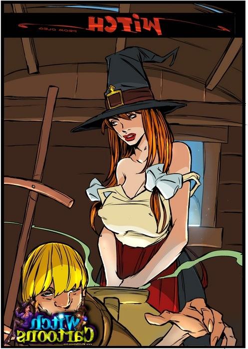 9P Priest gets laid by witch. Stacked witch giving sloppy blowjob