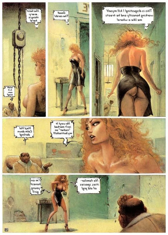 12P Blond bisexual babe sucking big cock and fucked hard by circus master