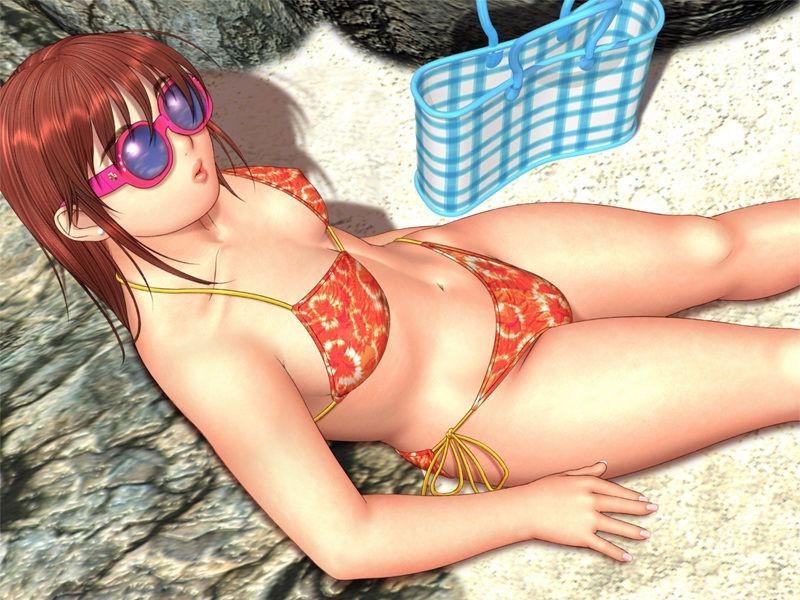 14P Southern country curvy teen beach girls in their bathing suits