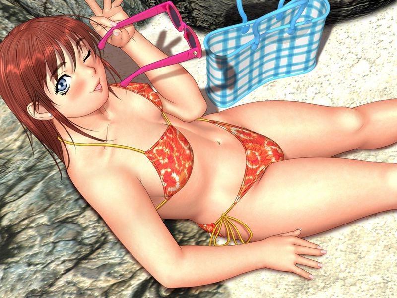 14P Southern country curvy teen beach girls in their bathing suits