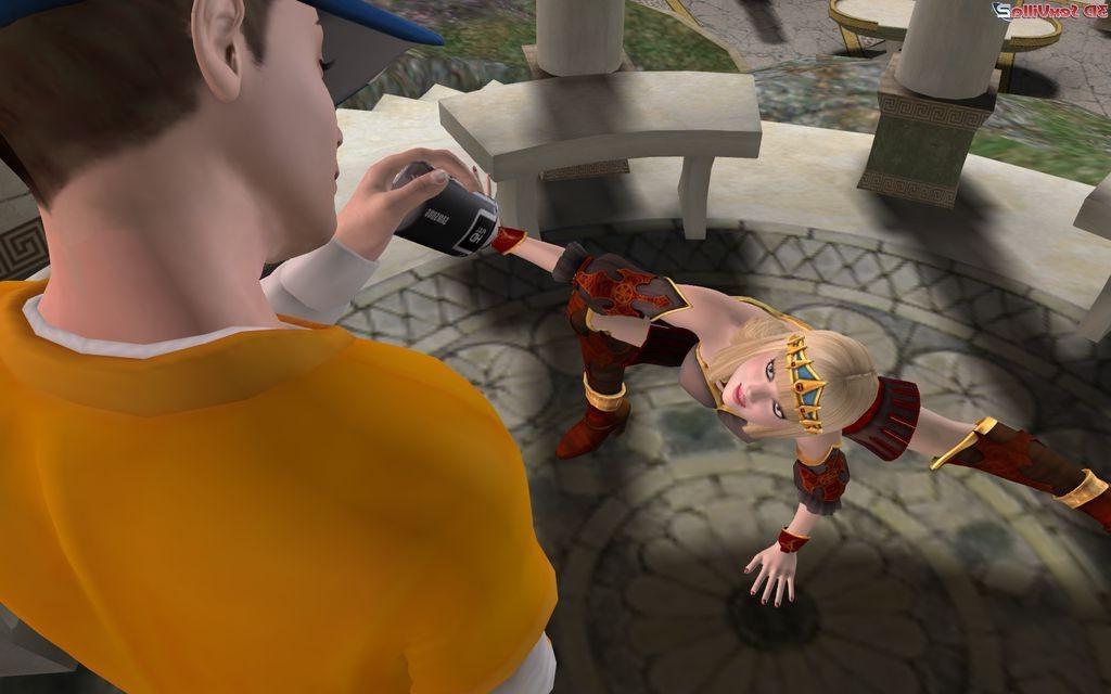 16P Animated fantasy model makes her cameraman horny