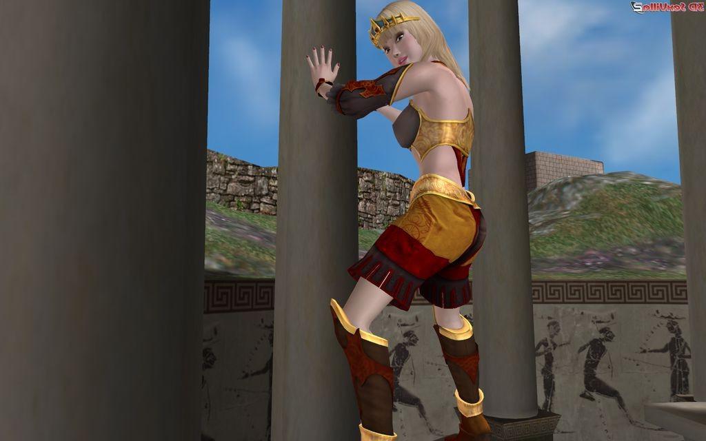 16P Animated fantasy model makes her cameraman horny