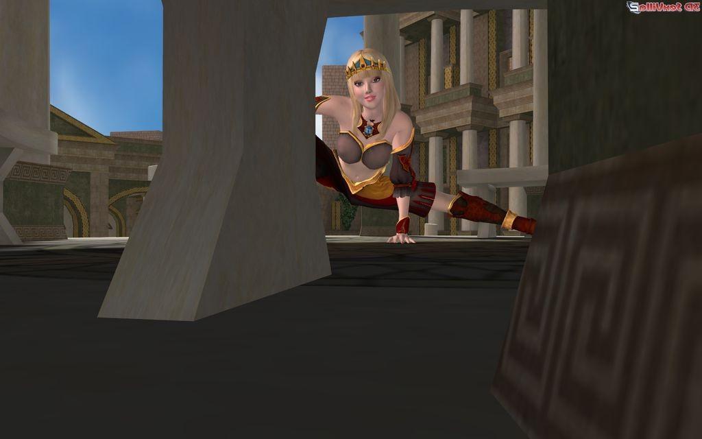 16P Animated fantasy model makes her cameraman horny