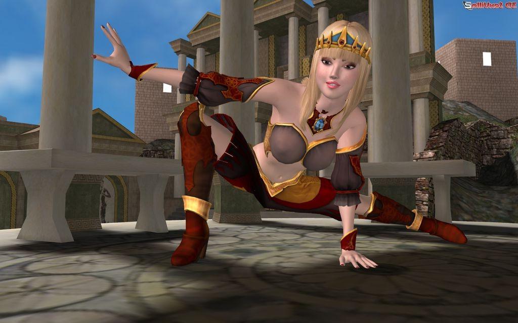 16P Animated fantasy model makes her cameraman horny