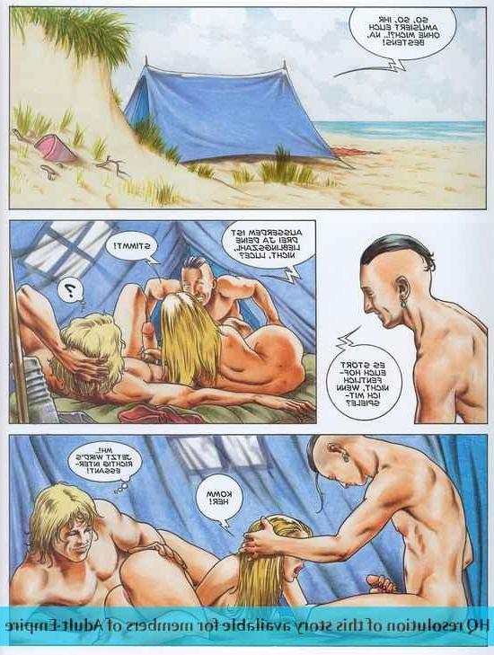12P Drawn dude chases the girl and fucks her hard