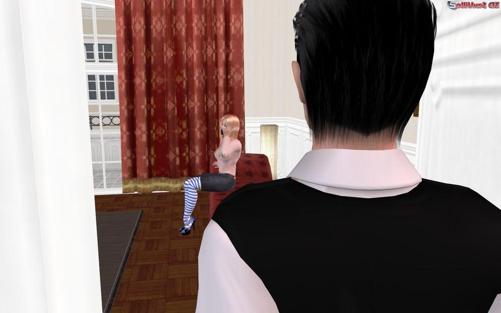 16P Phone addict 3d slut seduced and boned by her doc