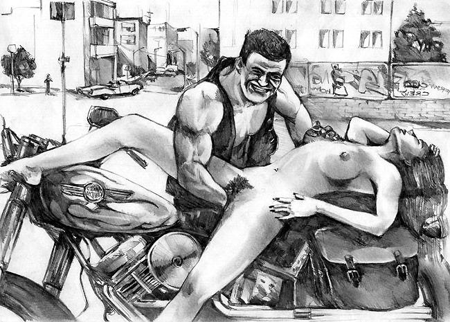 12P Let your imagination run wild with these charcoal drawings