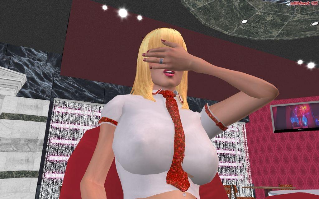 16P Animated stripper gets touchy with the audience
