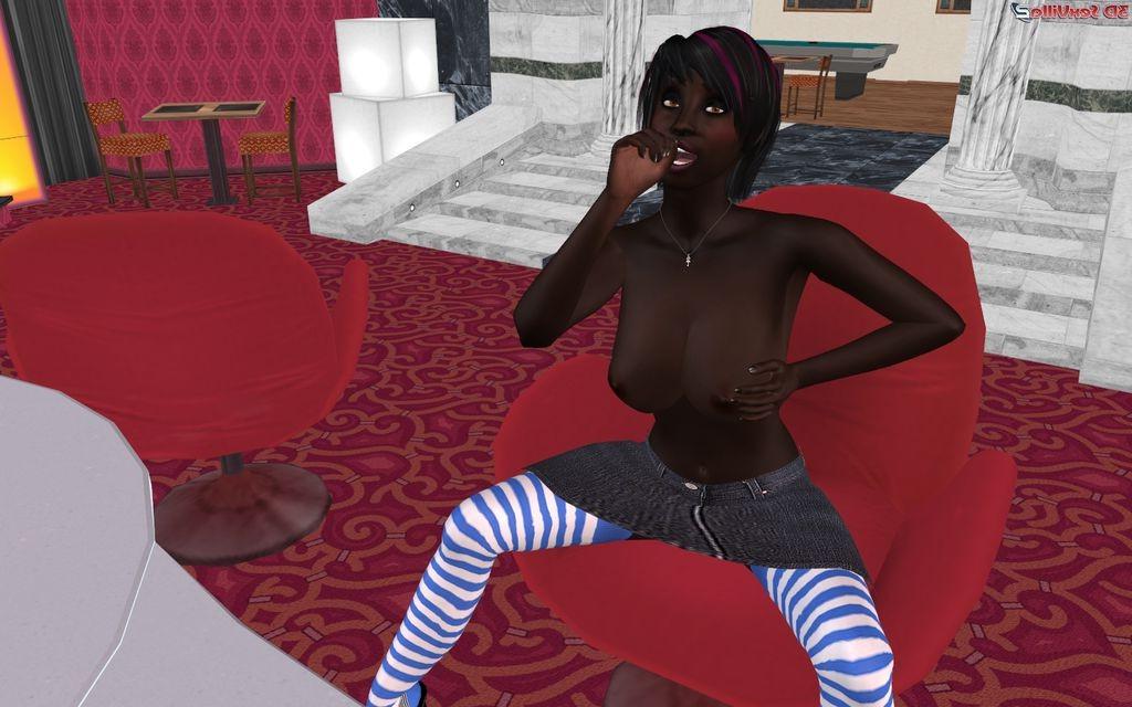 16P Animated stripper gets touchy with the audience