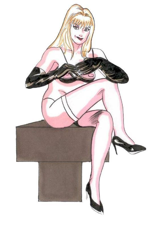 12P Sexy babe feels desire in porn comics