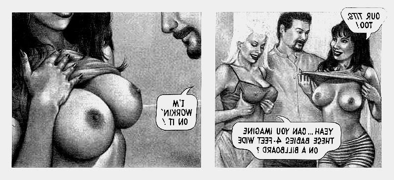 12P The two hotties noticed how horny Clyde was and decided to have a little fun wit