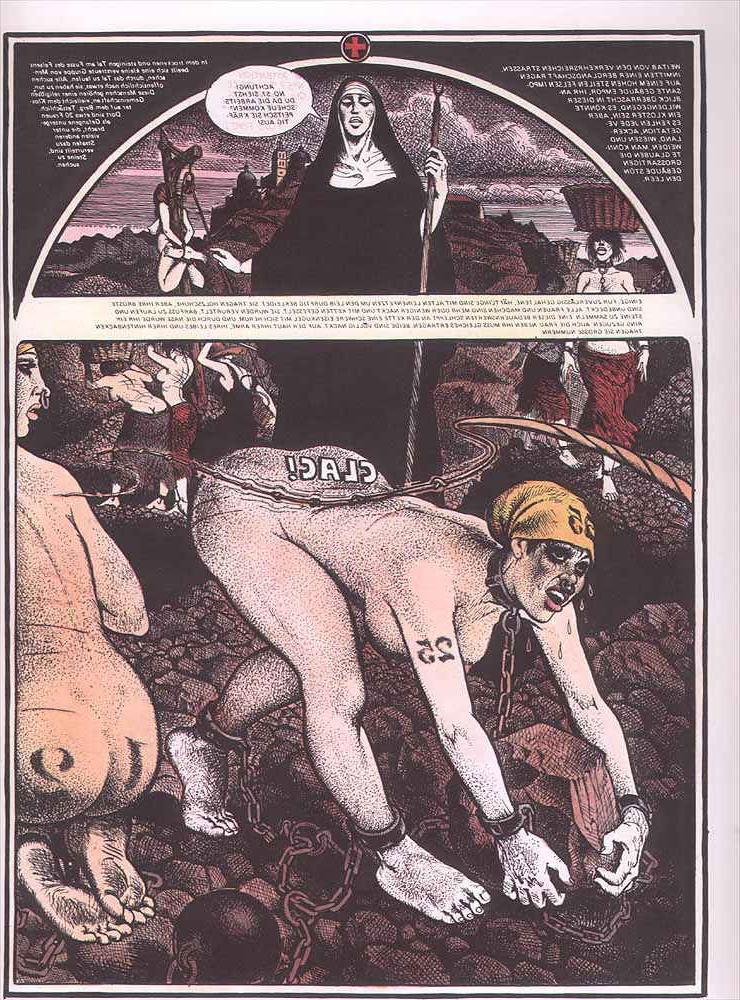 15P vintage evil bondage and brutal torment comic