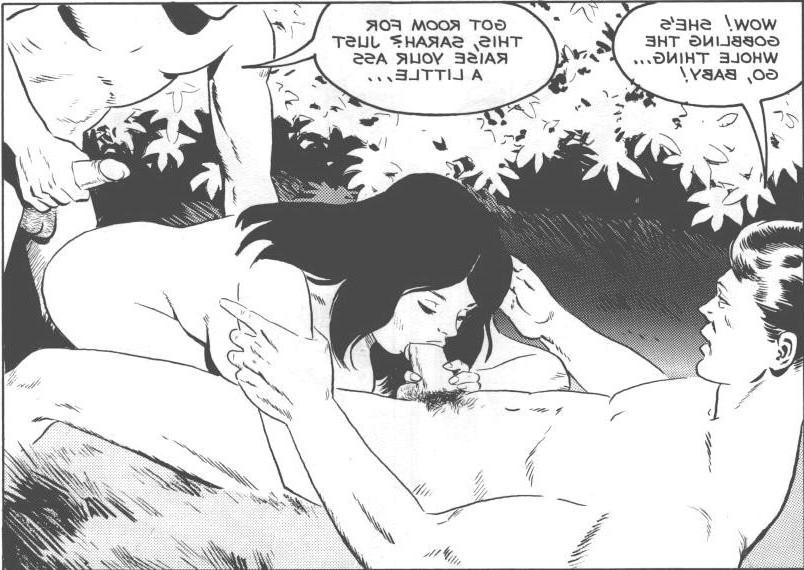 12P The young couple gets undressed and he sees her hairy bush of a pussy