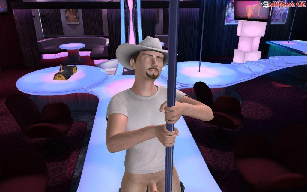 16P Animated stripper thanks her client with her pussy