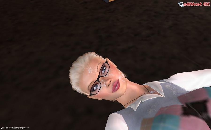 16P Horny 3d animated couple has sex in the library