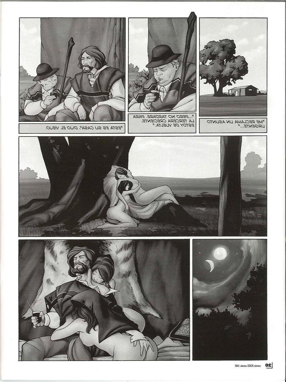 12P Fascinating porn comics adventure in the wood