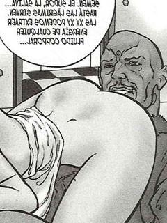 12P Wild interracial comics couple in action