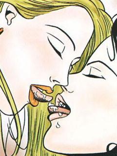 12P Hot secretary satisfies her excited comics boss