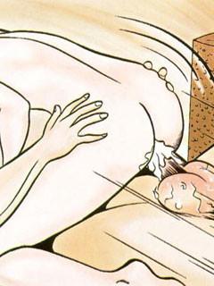 12P Hot secretary satisfies her excited comics boss