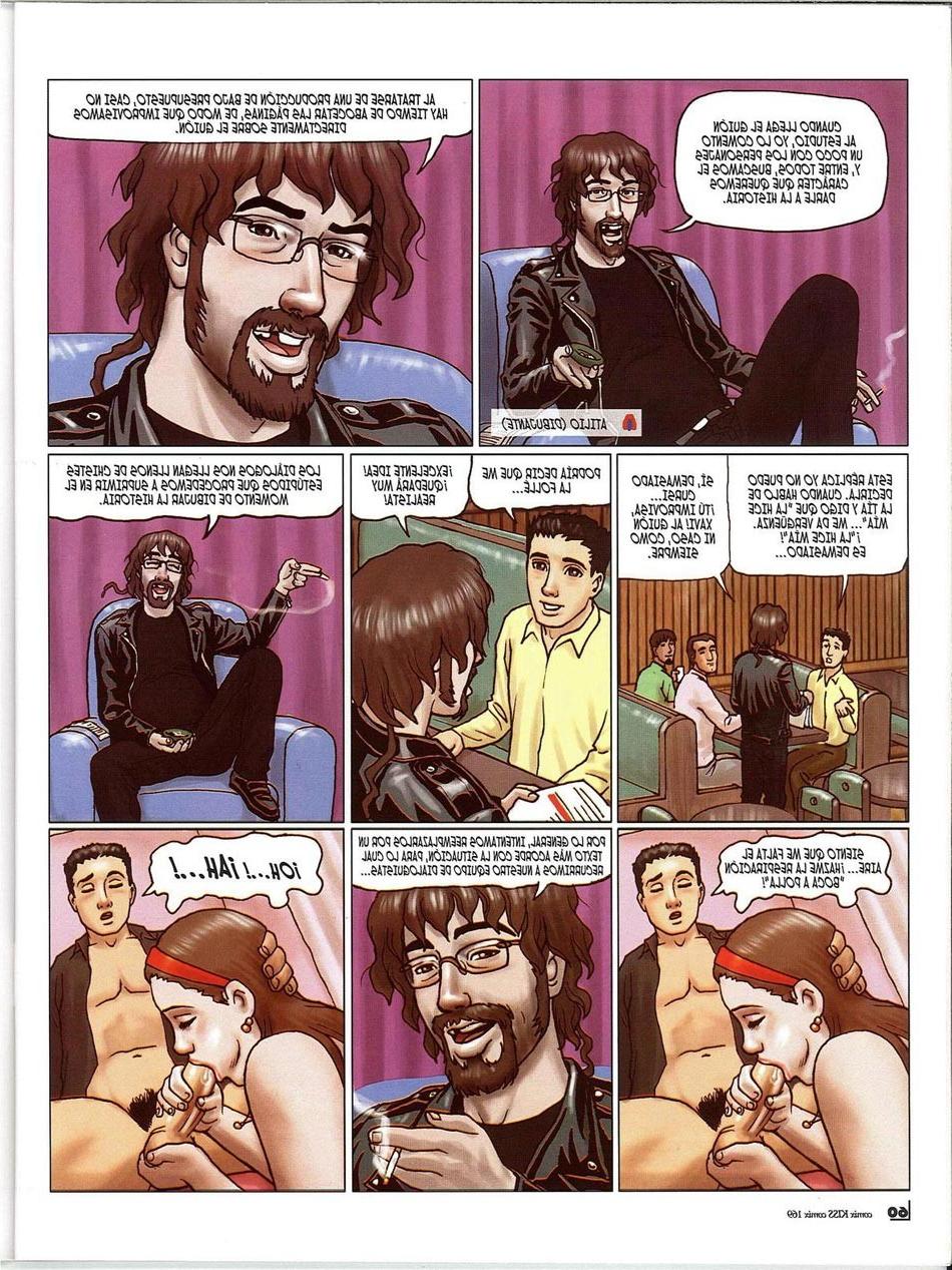 12P Excited comics babe tries all kinds of sex out