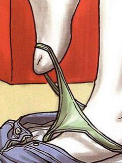 12P Excited comics babe tries all kinds of sex out
