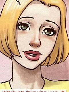 12P Excited comics babe tries all kinds of sex out