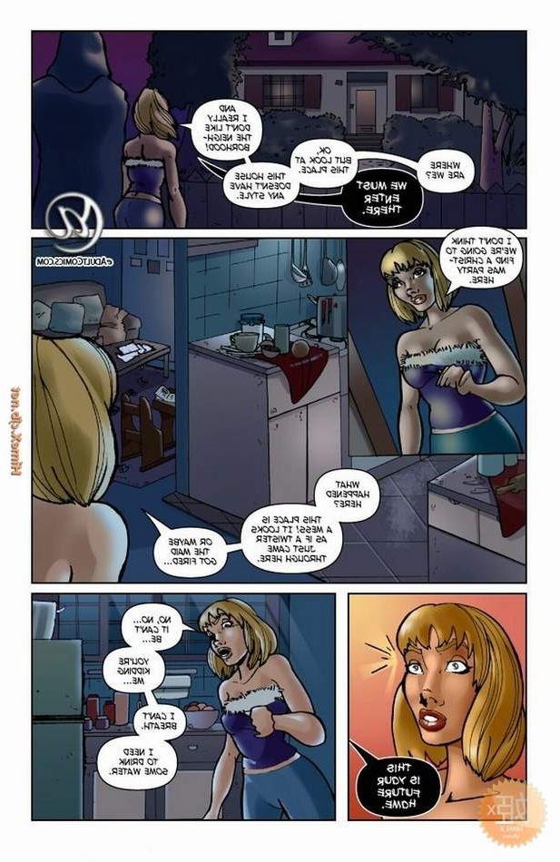 12P Drawn dude chases the girl and fucks her hard