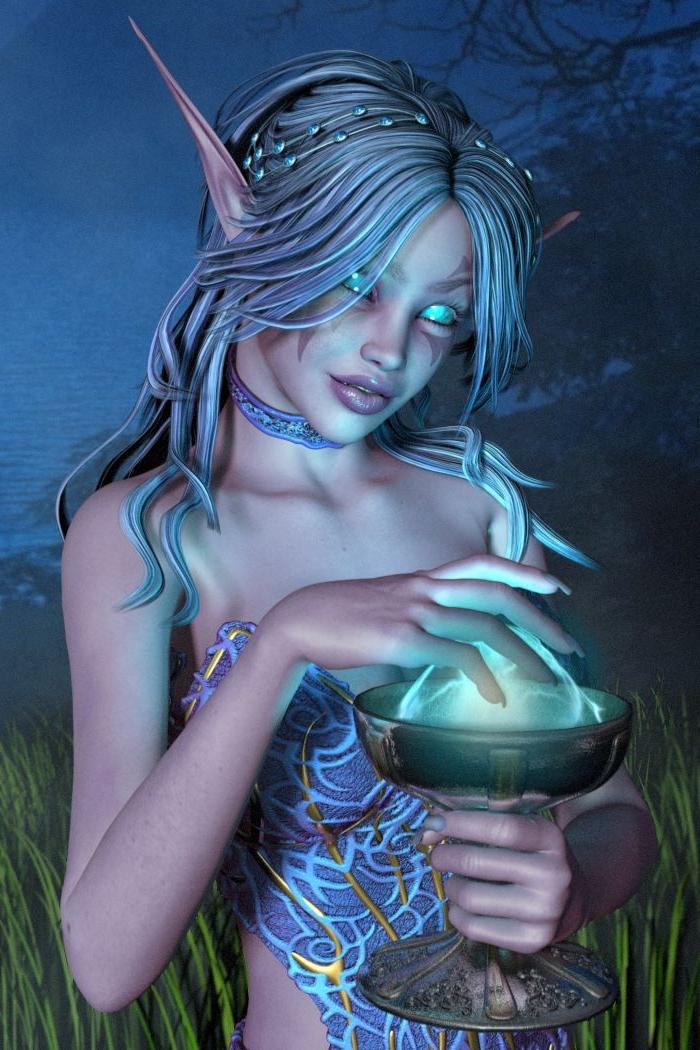 16P Sexy 3d elf teen girls in horny sex games