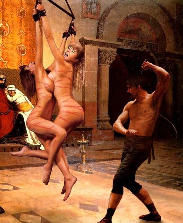 15P evil painful beautiful female bondage artwork