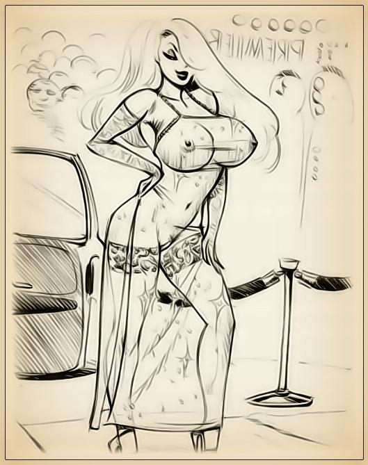 12P Sexy sketch gallery with lovely Jessica Rabbit
