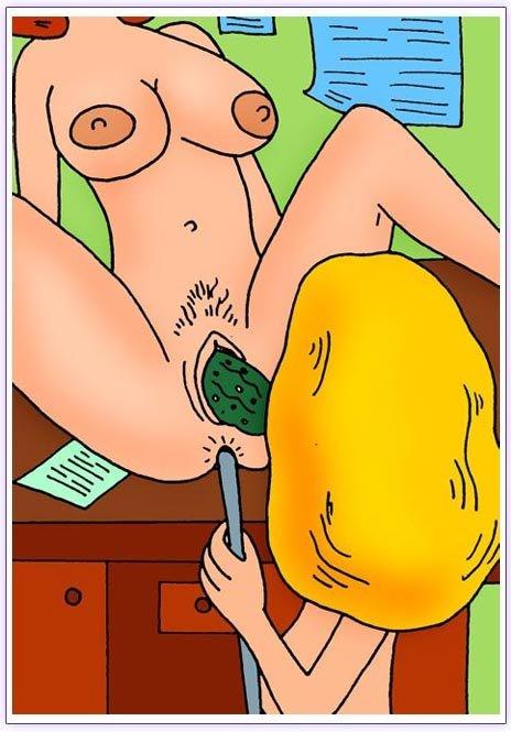 12P Meg Griffin spreads her legs and grab monster dick