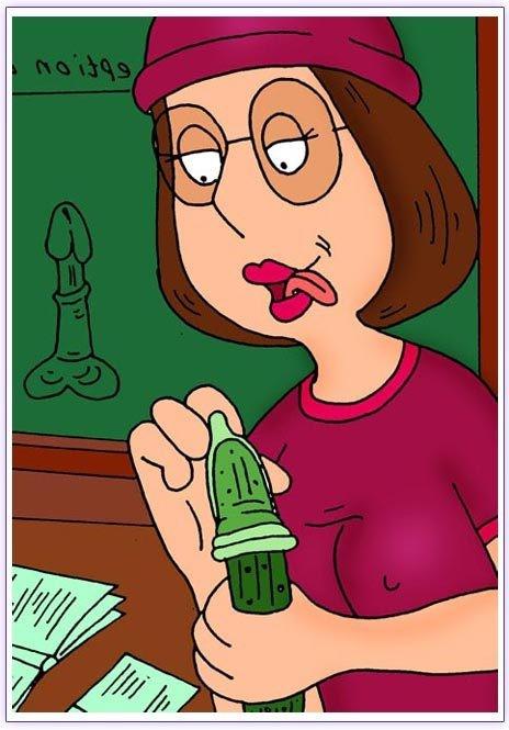 12P Meg Griffin spreads her legs and grab monster dick
