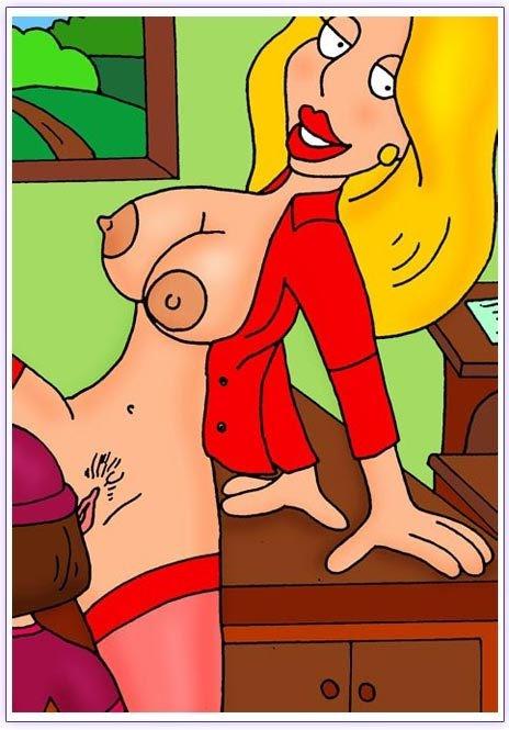 12P Meg Griffin spreads her legs and grab monster dick