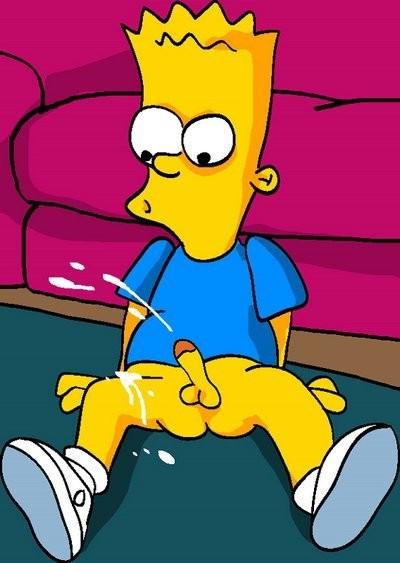 12P Marge Simpson with plump knockers putting cumshots
