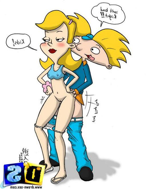 12P Helga gets covered in jizz and reaches intense climax
