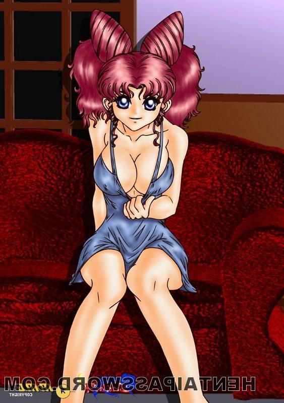 12P Elegant hentai vixen showing her massive melons in the bedroom